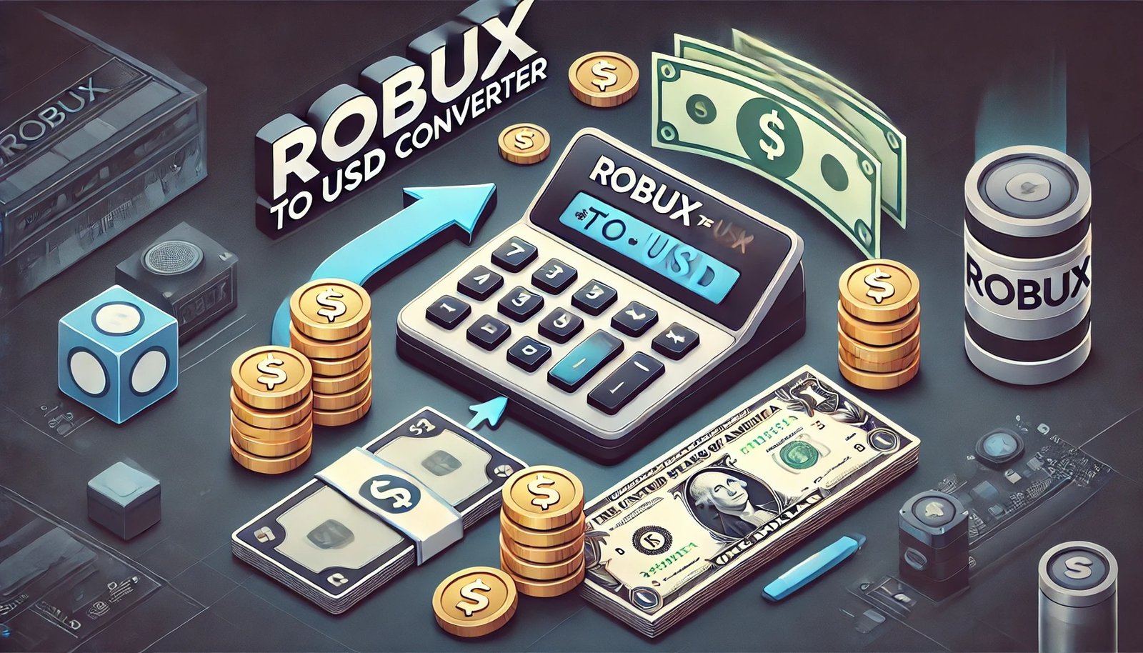 Robux to USD Converter - Instantly convert Robux to real-world money with our accurate and easy-to-use calculator. Get the latest exchange rate and withdrawal tips